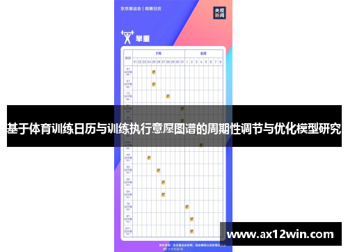 基于体育训练日历与训练执行意愿图谱的周期性调节与优化模型研究